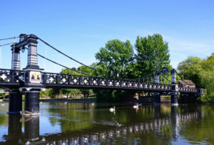 View,Of,The,Ferry,Bridge,Also,Known,As,The,Stapenhill, Burton on Trent